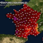 Canicule en France : 155 records mensuels battus, températures atteignant 43,2°C à Beaulieu-sur-Layon.