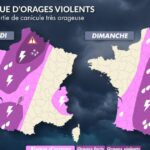 Fin de la canicule : orages violents prévus ce week-end en France