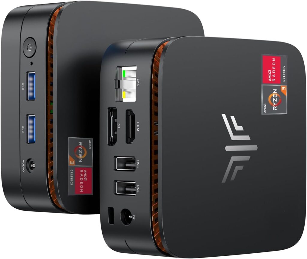 NiPoGi Essenx E1 Mini PC AMD Ryzen 3150U avec 8 Go de RAM et 256 Go SSD pour l’éducation