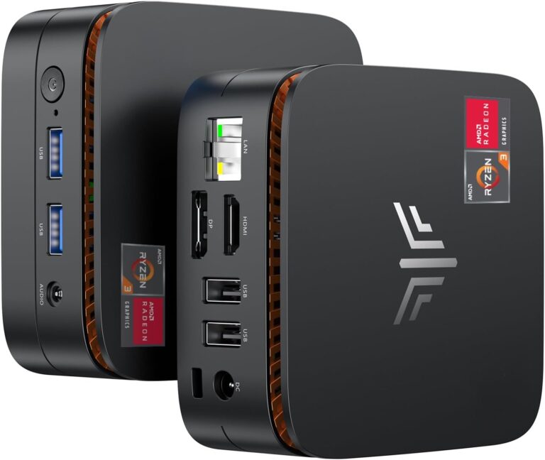 NiPoGi Essenx E1 Mini PC AMD Ryzen 3150U avec 8 Go de RAM et 256 Go SSD pour l’éducation