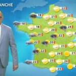 Canicule en recul, orages prévus dimanche sur une partie du territoire national