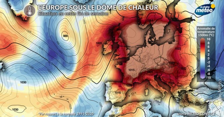 Canicule en Europe : températures record de 41,7°C en Allemagne et 40°C en Pologne.