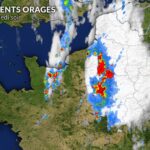 Violents orages de grêle et vents à 145 km/h touchent le nord-ouest et la région parisienne