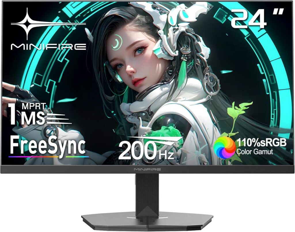 Minifire lance un moniteur gamer 24 pouces avec 200Hz et FreeSync pour une expérience Full HD.
