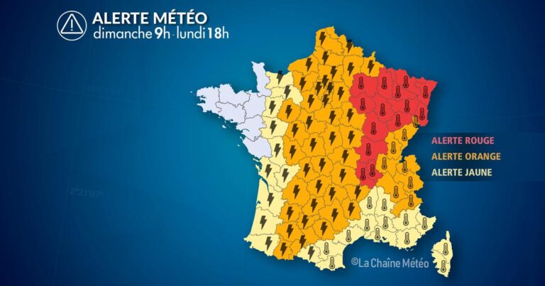 Alerte Météo : Canicule et orages violents affectent plusieurs régions du pays