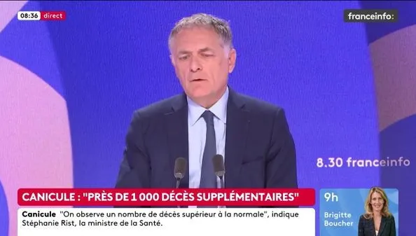 Mortalité liée à la canicule : Philippe Juvin évoque les dépenses de santé en France