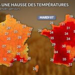 Canicule attendue la semaine prochaine en France, alertes émises par Météo-France.