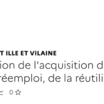 Acquisition de biens recyclés par le Département d&rsquo;Ille-et-Vilaine pour une économie circulaire