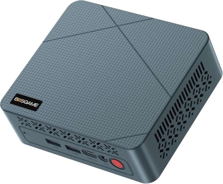 BOSGAME E2 Neo Mini PC avec Ryzen 5 3500U et Triple Écran pour Bureau à Domicile