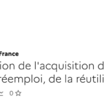 Acquisition de biens recyclés : une initiative pour réduire les déchets en France