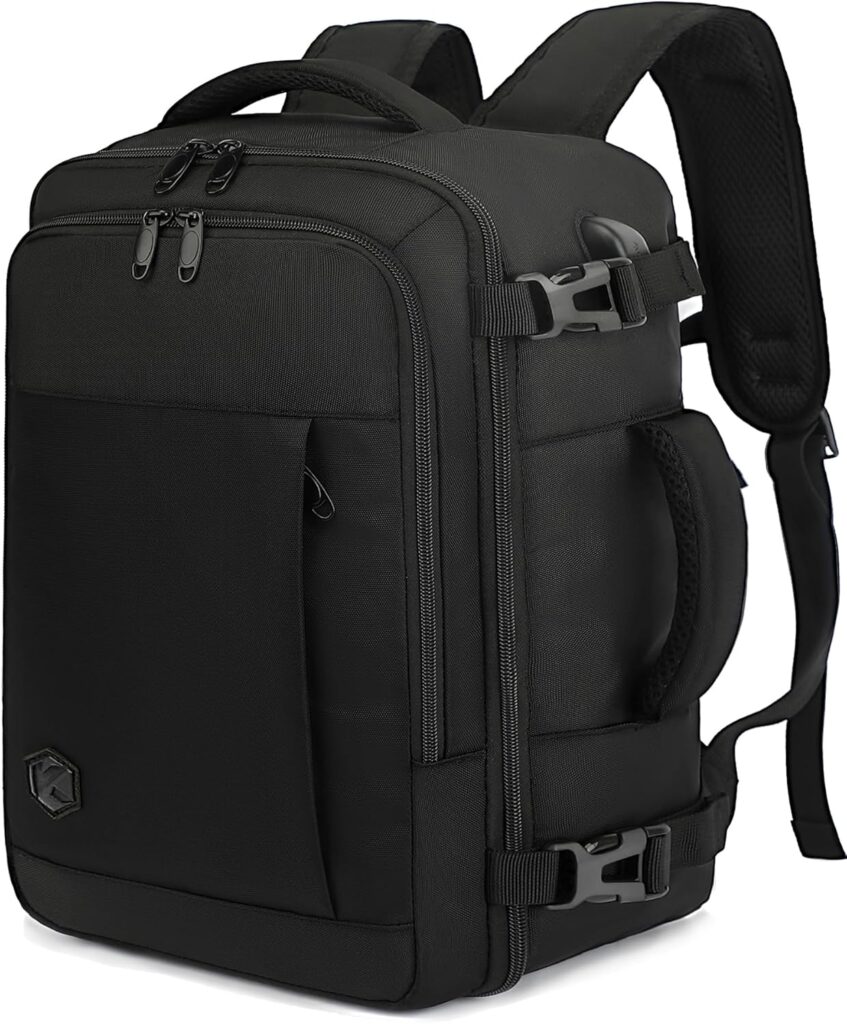 VANKEV : Valise cabine 40x20x25 cm pour Ryanair avec capacité de 20L adaptée aux ordinateurs de 14 pouces.
