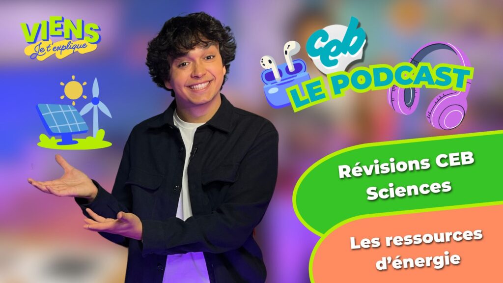 Révisions du CEB d’éveil : analyse des ressources énergétiques dans le podcast éducatif.