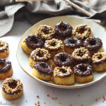 Mini donuts noix de coco et chocolat : une nouvelle recette populaire dans les boulangeries artisanales.