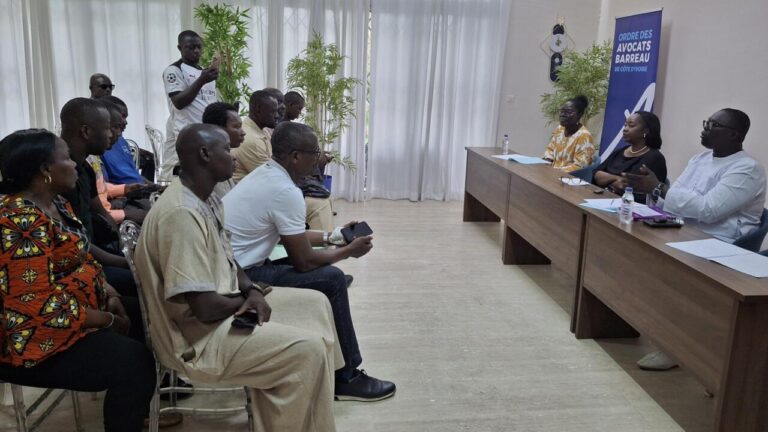 L’Observatoire du Barreau de Côte d’Ivoire soutient les familles délogées de Campement Koumassi.