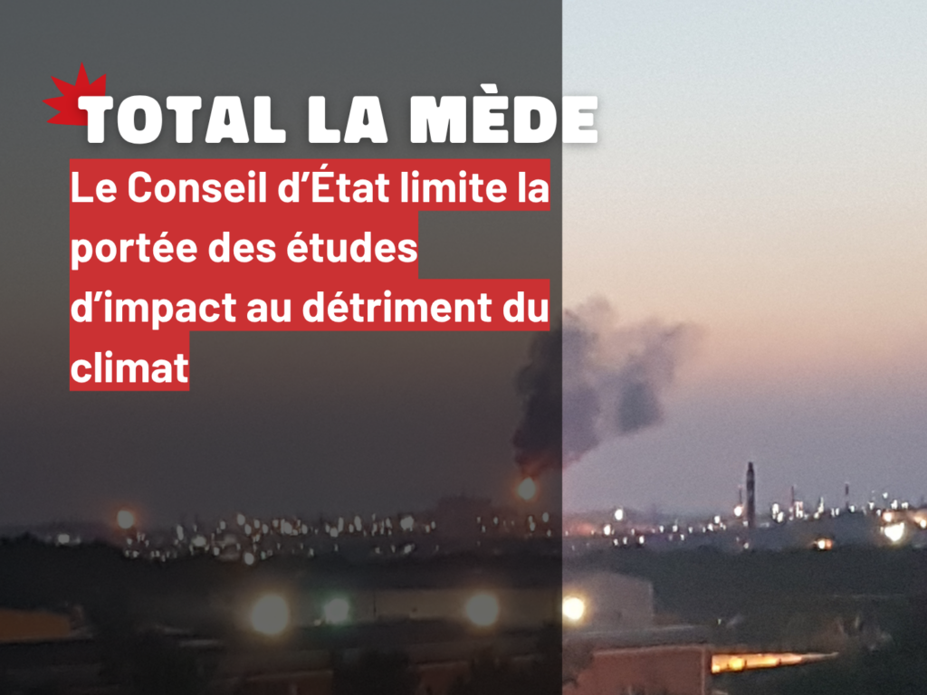 Conseil d’État : décision défavorable pour Total La Mède sur projet industriel.