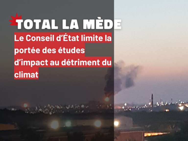 Conseil d’État : décision défavorable pour Total La Mède sur projet industriel.