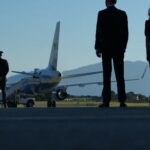 G7 : Des voyageurs suisses bloqués à l&rsquo;aéroport en raison du passage d&rsquo;Air Force One