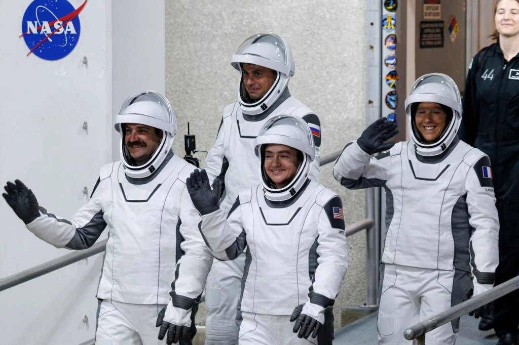 Décollage réussi de Sophie Adenot vers l’ISS à bord de la fusée Falcon 9.