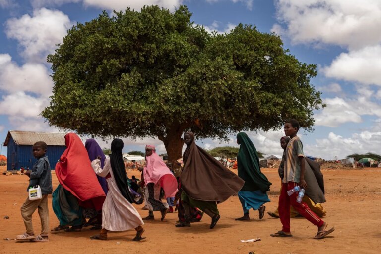 La moitié des enfants dans le monde exposés à trois risques climatiques majeurs.