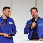 Thomas Pesquet et Arnaud Prost préparent une mission spatiale pour l’agence spatiale européenne.