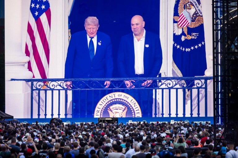 MMA devant la Maison-Blanche : Donald Trump cherche à capter l’électorat populaire par le sport