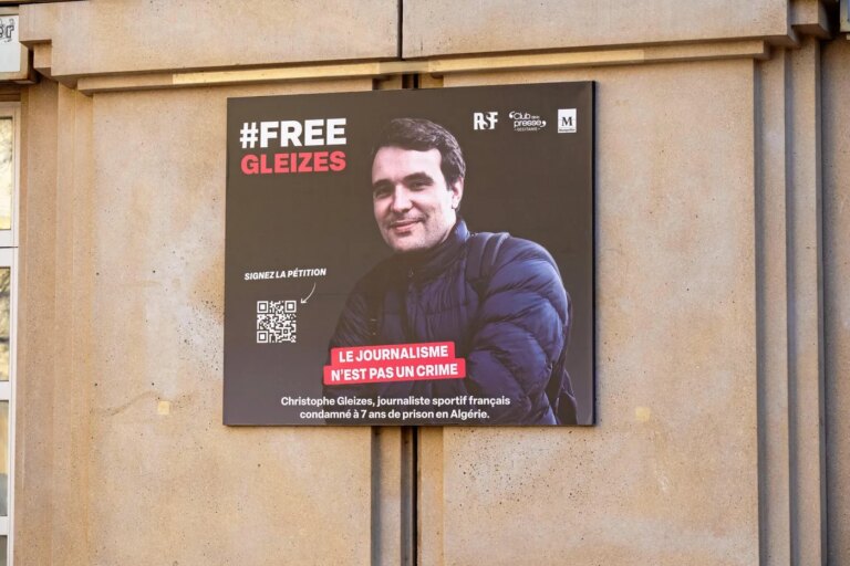 Algérie : RSF exige la libération de Christophe Gleizes après un an de détention.