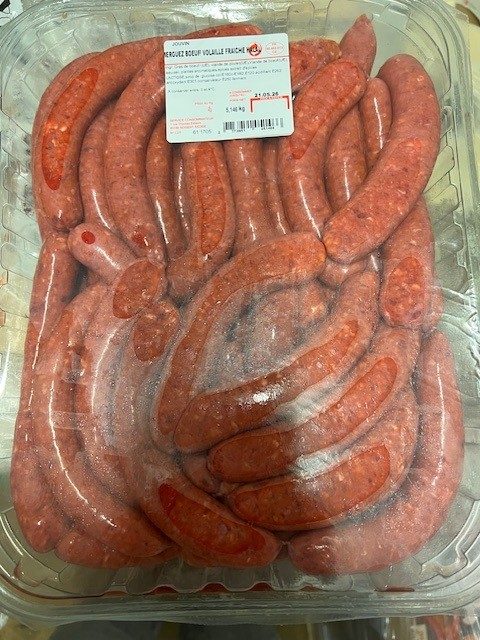 Rappel Consommateur – Détail Merguez Bœuf Volaille Halal Salaisons Jouvin
