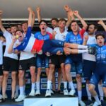 Romain Grégoire, champion de France Élites, évoque son maillot découpé en 33 morceaux