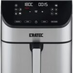 ERATEC AF-66 : Friteuse à air chaude XXL 5.5L, 1500W avec écran tactile et 10 programmes.
