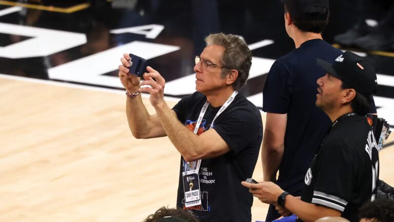 Ben Stiller utilise des images des finales NBA pour un nouveau projet cinématographique.