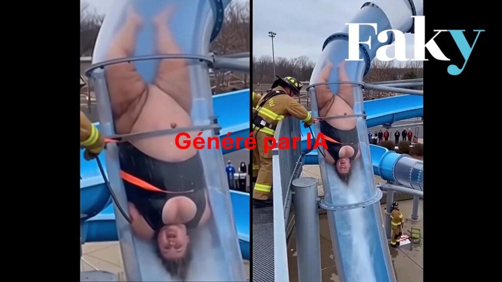 Une enquête révèle que l’histoire de la femme bloquée dans un tuyau de parc aquatique est fausse.
