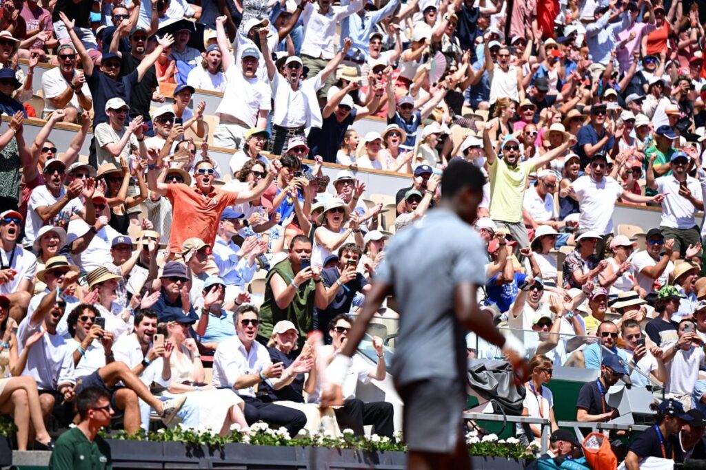 Record de spectateurs enregistré lors de l’édition de Roland-Garros en France.