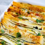 Recette de crinkle cake à la courgette et à la feta sur chrisrecettes.com
