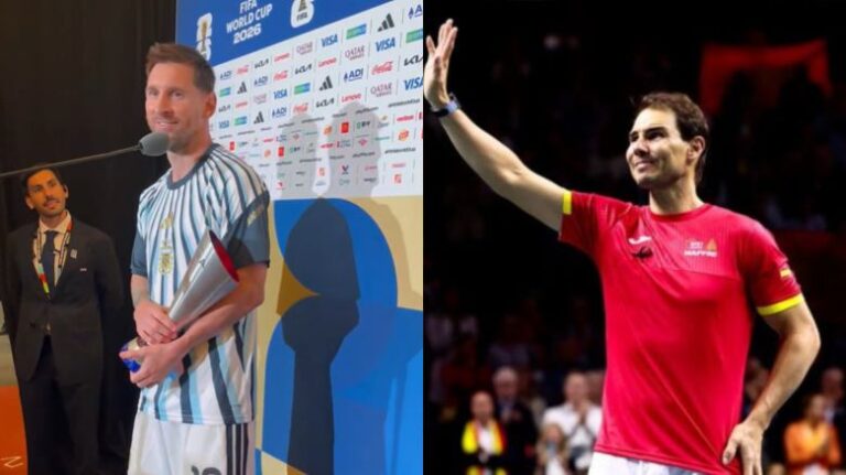 Lionel Messi déclare s’identifier à Rafael Nadal dans le monde du tennis.