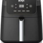 Ninja AF170EU : Friteuse à air chaud 6,2 L sans huile, facile à nettoyer et avec panier antiadhésif.