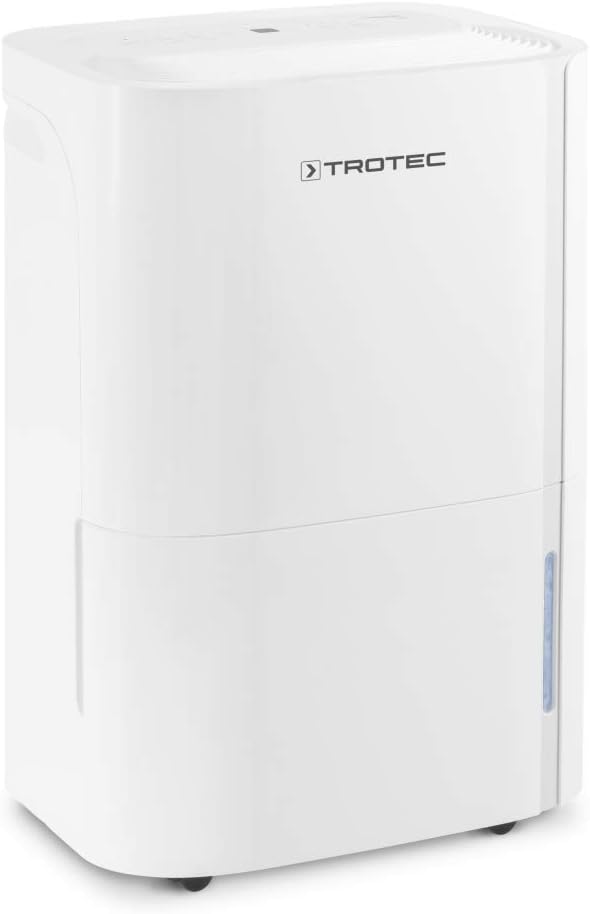 TROTEC TTK 66 E : Déshumidificateur électrique de 24L pour pièces jusqu’à 50 m² avec hygromètre.