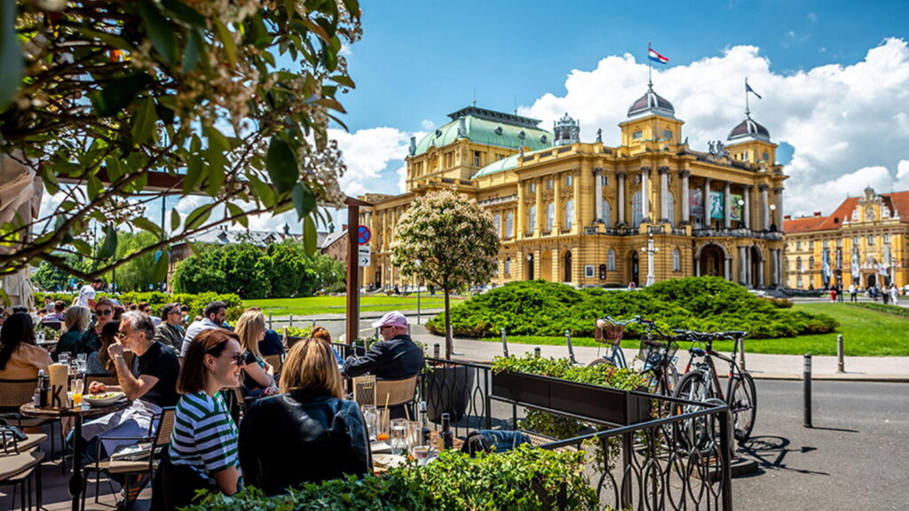 Zagreb : architecture du XIXe siècle et culture culinaire en Croatie authentique