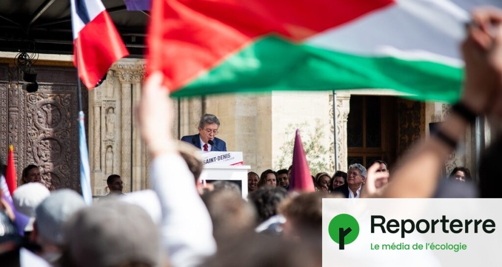 Jean-Luc Mélenchon propose une VIe République écologiste et sociale à Saint-Denis
