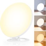 AOOWU présente une lampe de luminothérapie portable avec 10 000 à 30 000 LUX, ajustable en 3 températures.