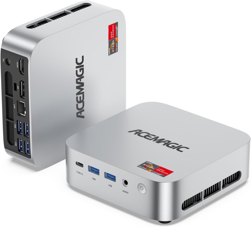 ACEMAGIC Matrix Mini PC M1 : AMD Ryzen 7, 24GB RAM, et triple écran 4K pour bureautique et jeux