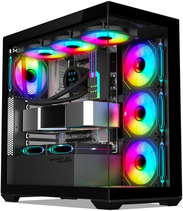 Spirit Of Gamer présente le Spark Dark, boîtier PC gamer avec 6 ventilateurs ARGB inclus.