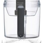 Magimix Mini Plus 1.7L : Robot culinaire polyvalent pour petites préparations en chrome.