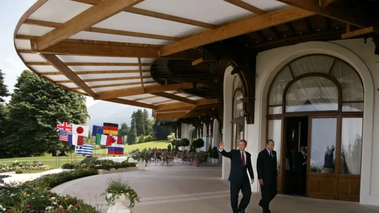 G7 : l’Hôtel Royal d’Evian accueille des leaders mondiaux pour des discussions économiques.