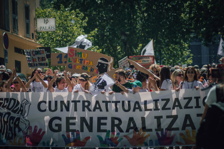 Scolacorsa : manifestation des enseignants pour des conditions de travail améliorées