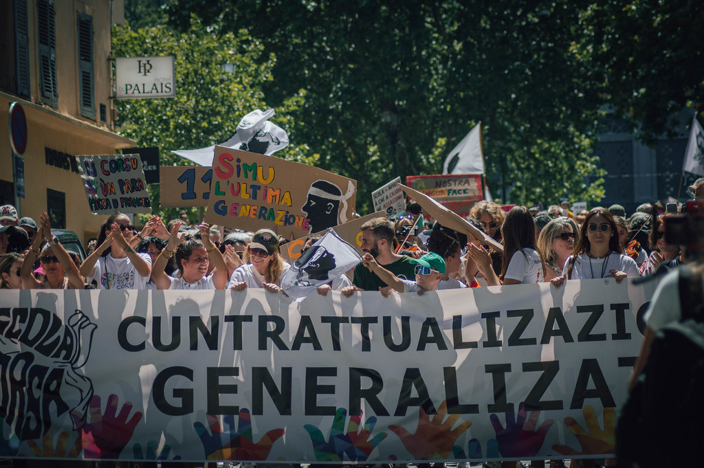 Scolacorsa : manifestation des enseignants pour des conditions de travail améliorées