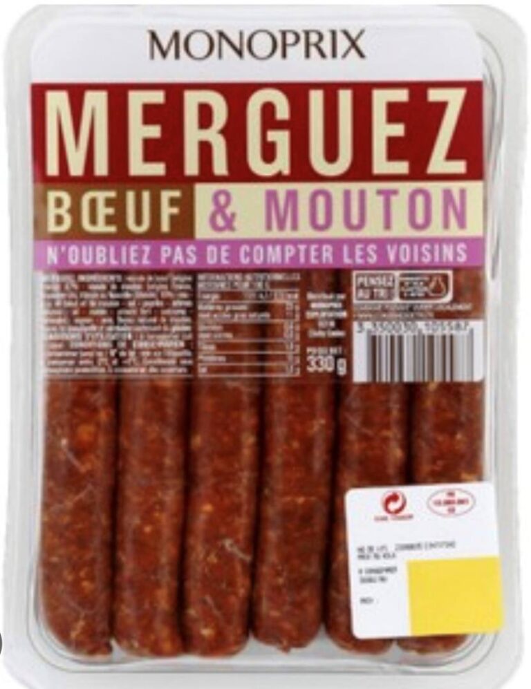 MERGUEZ BOEUF ET MOUTON