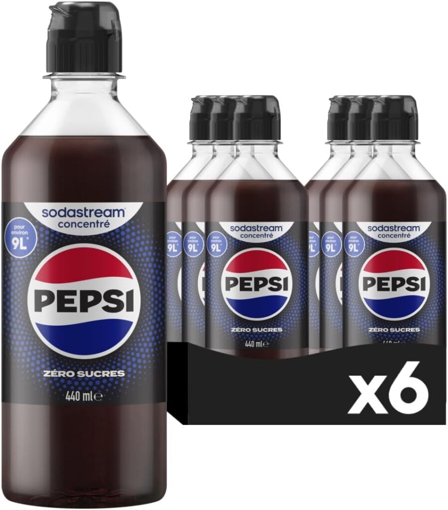 Sodastream introduit un concentré Pepsi Zero Sugars pour machine à soda aux États-Unis
