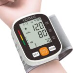 Moniteur de pression artérielle automatique avec écran LCD et brassard ajustable, alimenté par batterie