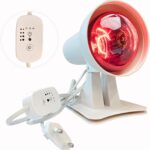 Lampes infrarouges de 150 Watts avec minuteur et température réglable pour relaxation musculaire.