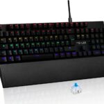 Clavier mécanique G-Lab Keyz Carbon Ex : rétroéclairage RGB et commandes multimédia pour gaming